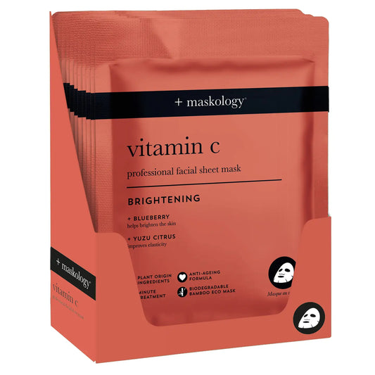 +Maskology Vitamin-C Professional Sheet Mask. 12 in a pack
